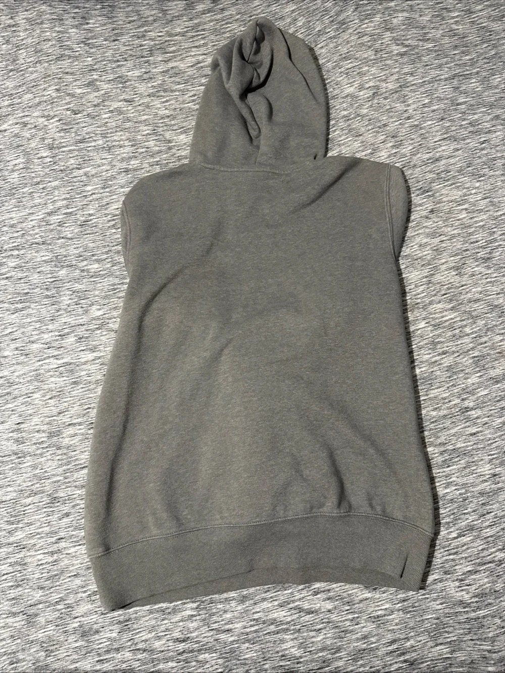 The North Face Gray Pullover Hoodie with White Logo